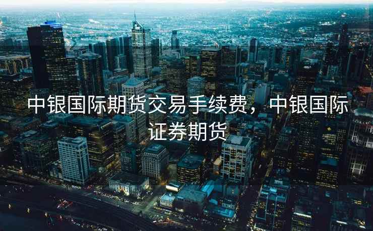中银国际期货交易手续费，中银国际证券期货  第2张
