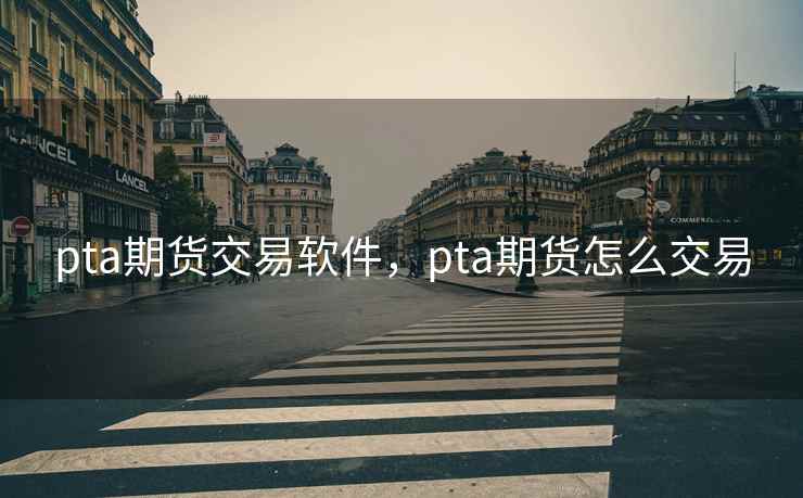 pta期货交易软件,pta期货怎么交易