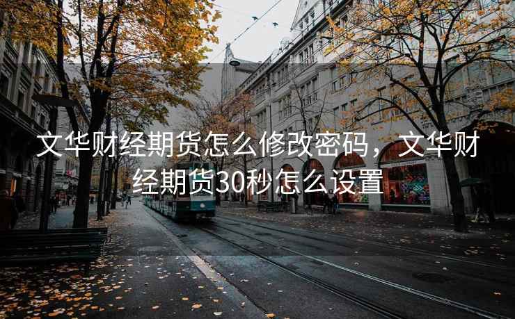 文华财经期货怎么修改密码，文华财经期货30秒怎么设置